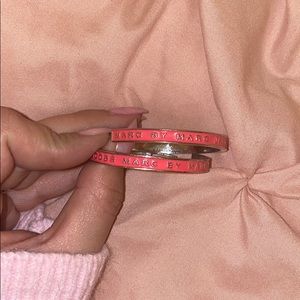 Marc by Marc Jacobs pink Hoops